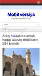 Mobile Screenshot of cenubxeberleri.com